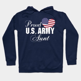 Best Gift for Aunt - Proud U.S. Army Aunt T-Shirt Hoodie